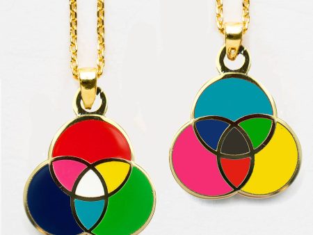 Yellow Owl Workshop - RGB CMYK Double Sided Pendant Cheap