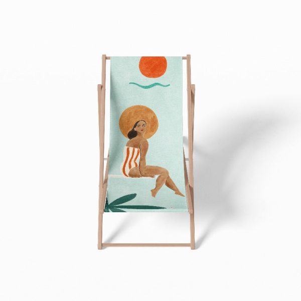 Deckchair canvas Ramatuelle - THE NICE FLEET Cheap