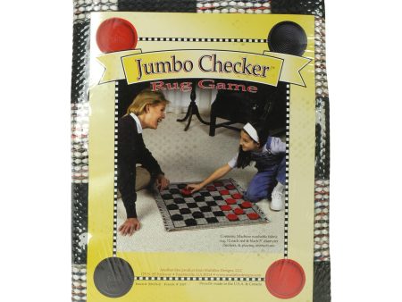 Jumbo Checkers Rug For Discount