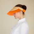 Orange billiard visor - LOLA HATS Discount