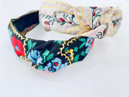 Knotted Floral Headbands For Sale