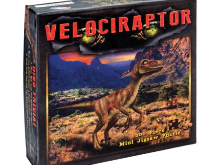 Mini Velociraptor 100 piece puzzle Online Hot Sale