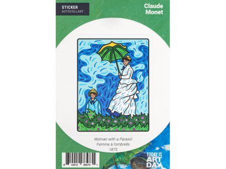 Today is Art Day - Sticker - Woman with a Parasol - Monet For Discount