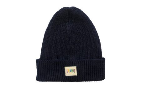 Paris navy beanie - LOURS PARIS For Cheap