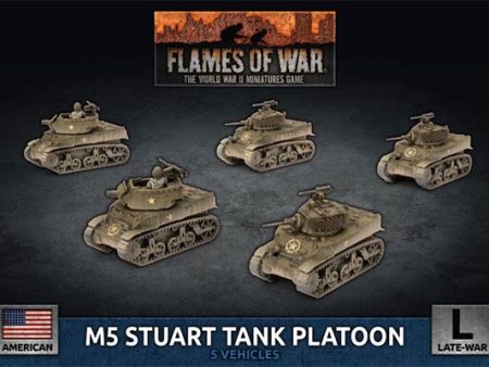 Flames Of War: M5 Stuart Tank Platoon Discount