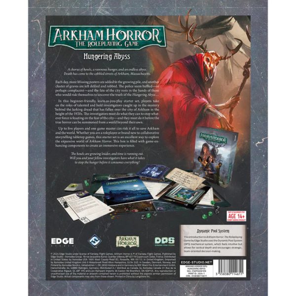 Arkham Horror RPG Starter Set - Hungering Abyss For Cheap