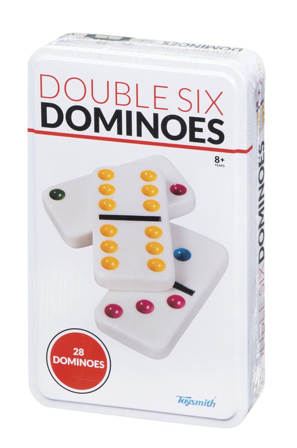 Double 6 Dominoes In Metal Tin For Cheap