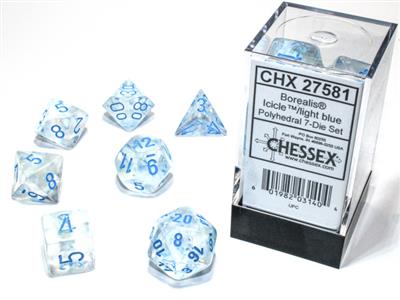 BOREALIS® POLYHEDRAL ICICLE™ LIGHT BLUE LUMINARY™ 7-DIE SET 27581 Supply