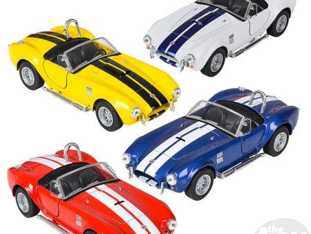 5  Die-Cast Pull Back 1965 Shelby Cobra 427 1:32 Scale Sale