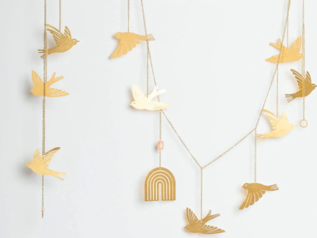 Hanging Brass Wall Garland Online