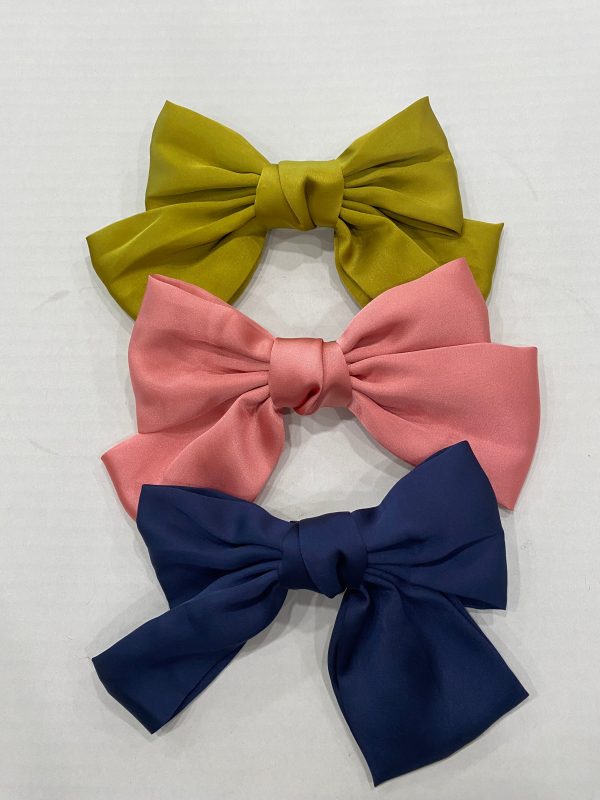 Sheri Satin Hair Bow Hot on Sale