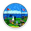 Today is Art Day - Sticker - Garden at Sainte-Adresse - Monet Discount