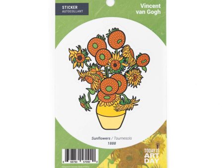 Today is Art Day - Sticker - Sunflowers - Vincent van Gogh Online Hot Sale