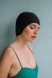 Black retro swimming cap - KORES Online