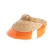 Orange billiard visor - LOLA HATS Discount