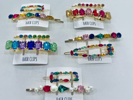 Jemmy Gem Hair Clips For Discount