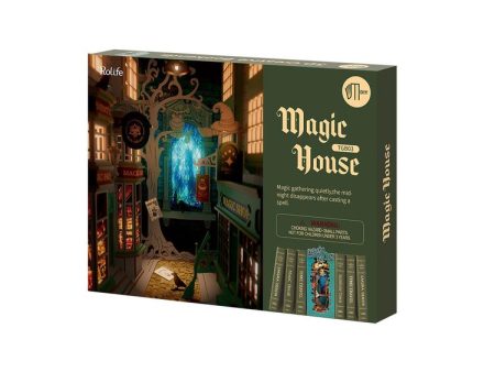 Magic House 3D Wooden DIY Miniature House Book Nook For Discount