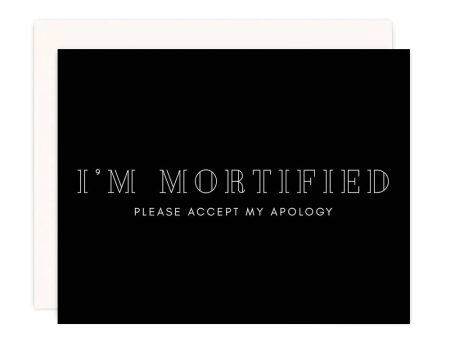 I’m Mortified Greeting Card Online now