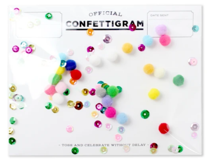 Confetti & Pom Pom Card Online now