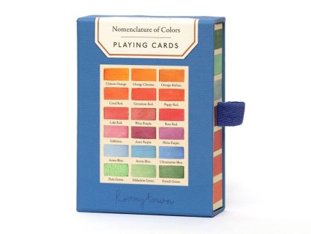 Roomytown Inc - Nomenclature of Colours Single Playing Card Deck Online Hot Sale