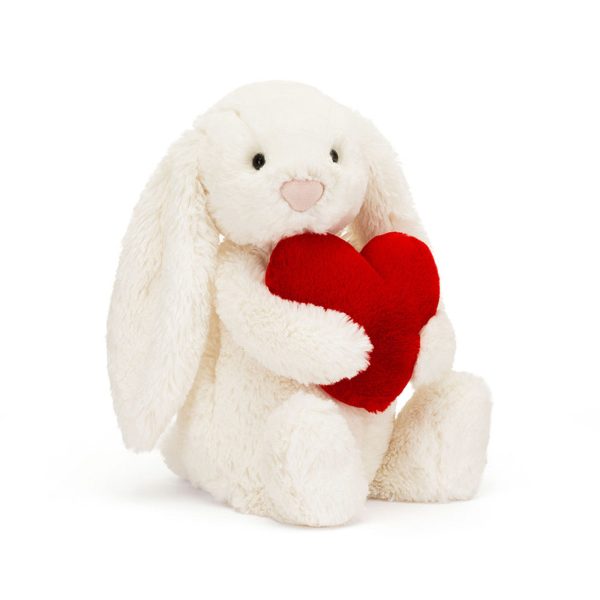 Bashful Red Love Heart Bunny Original Online