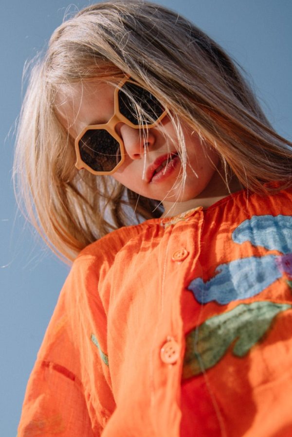 Mustard yellow children s sunglasses - YEYE For Sale