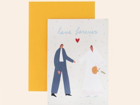 Love Forever Greeting Card Fashion