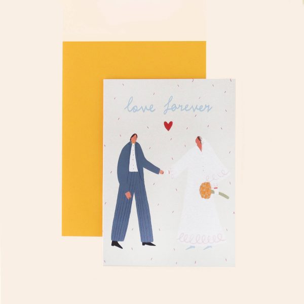 Love Forever Greeting Card Fashion