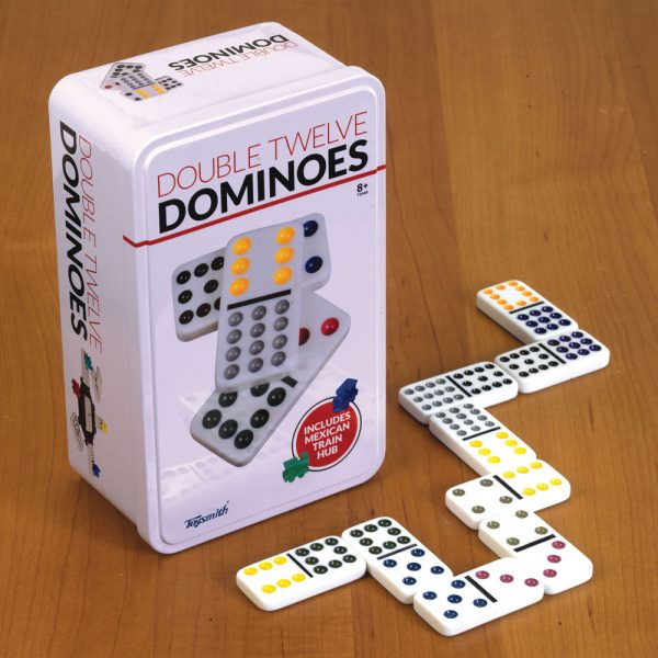 Double 12 Dominoes in Tin For Discount