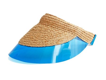 Blue billiard visor - LOLA HATS Fashion